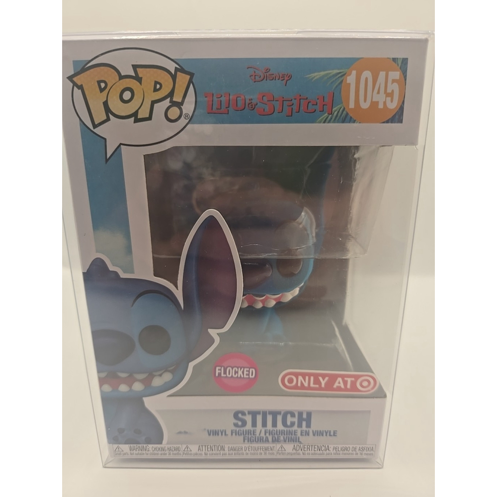 Funko Pop! Vinyl: Disney - Stitch (Flocked) - Target (Exclusive) #1051